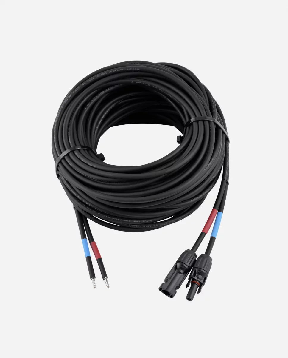 solarkit Cablu Solar 6mm² cu Mufe MC4 2x5m intre Panoul Solar si Regulatorul de Incarcare